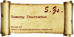 Somosy Zsuzsanna névjegykártya